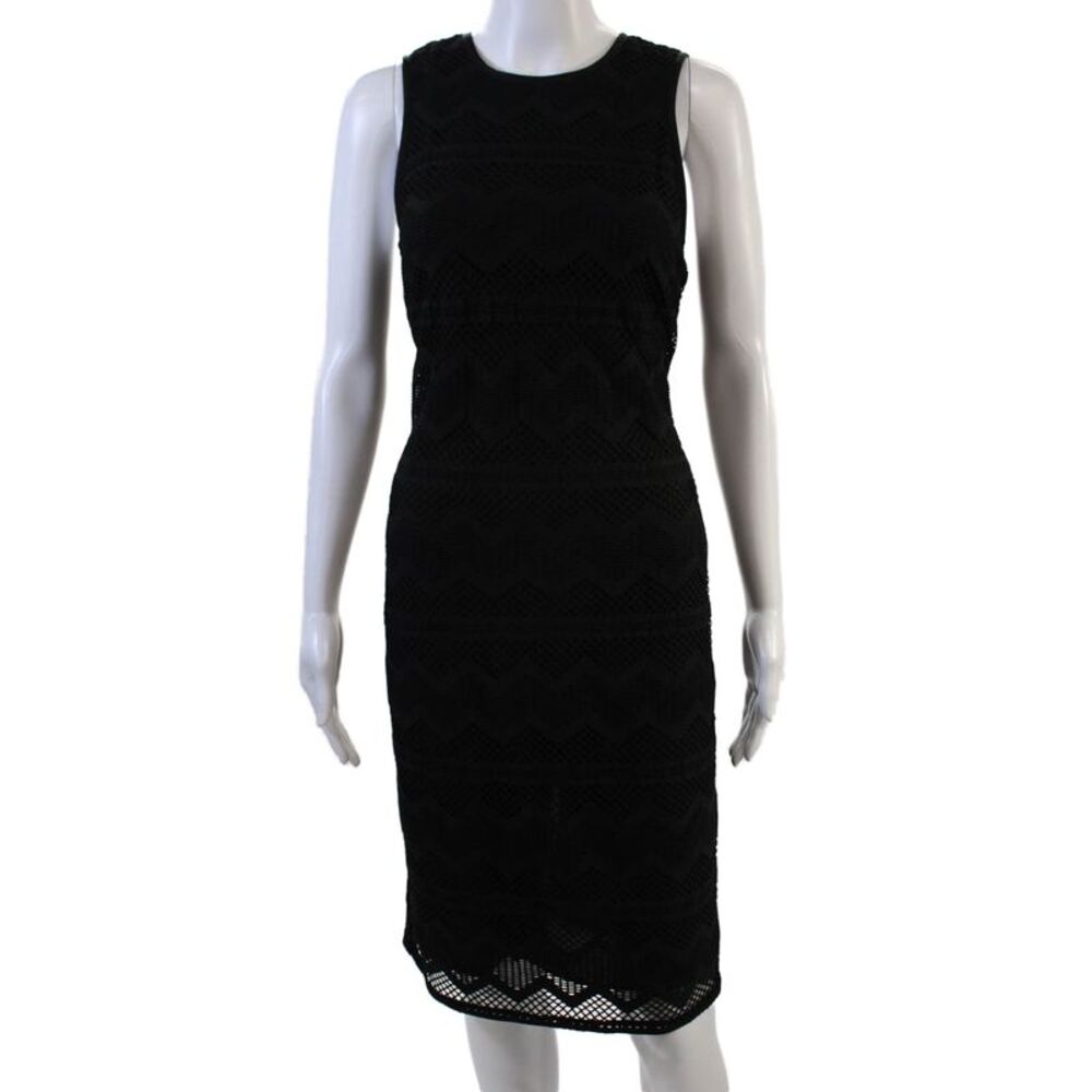 W by Worth Womens Shift Dress Black Size 6